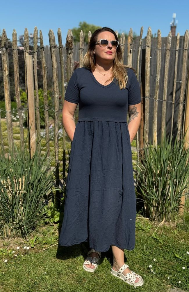 Shirtkleid dunkelblau