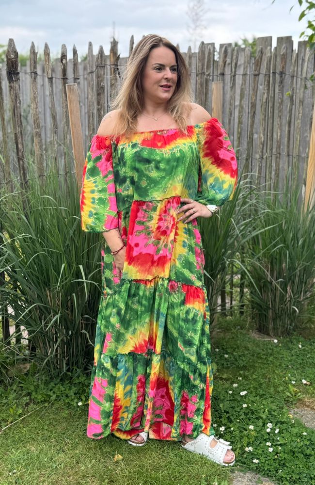 Ibiza Hippie Batik Kleid